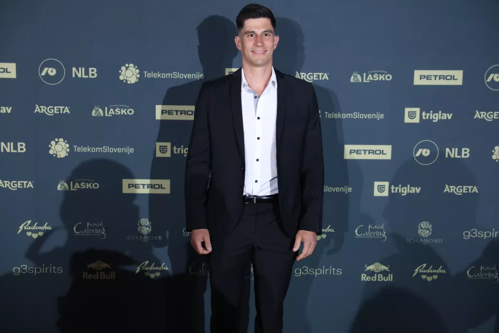 Žan Kranjec- 15. 05. 2024 - tradicionalna prireditev Večer šampionov (organizira ga SZS), na katerem bodo počastili uspehe in dosežke tekmovalk in tekmovalcev v minuli zimski sezoni, ki tekmujejo pod okriljem zveze.  //FOTO: Jaka Gasar