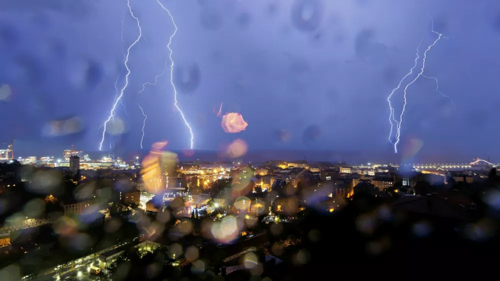 neurja nad Reko na Hrvaškem