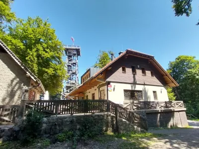 Koča na Planini nad Vrhniko: Gozdni razgled z domačimi štruklji