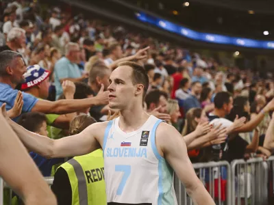 Klemen Prepelič28.06.2024 - Pripravljalna tekma v košarki, Slovenija: Brazilija, Stožice. FOTO: Nik Erik Neubauer