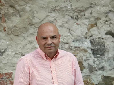 - 17.10.2022 - Dr. Stefano Lusa, slovensko-italijanski zgodovinar, novinar in publicist, dnevnikov kolumnist//FOTO: Tomaž Skale