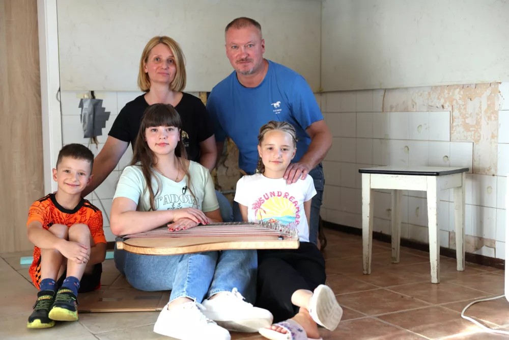 Zbiralna akcija za družino Irmančnik, ki so jih prizadele poplave. / Foto: Osebni Arhiv