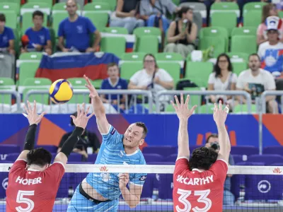 Tonček Štern- 16.07.2025 - odbojka - turnir odbojkarske lige narodov - Slovenija: Kanada//FOTO: Jaka Gasar