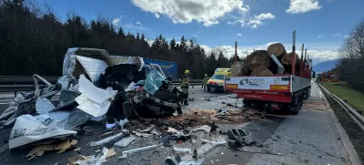 Prometna nesreča na štajerski avtocesti