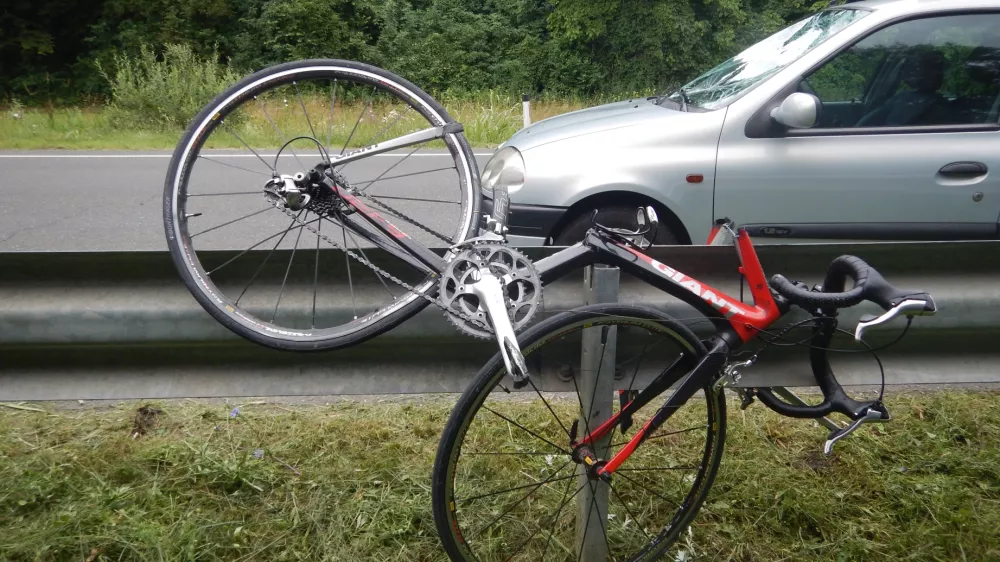 ﻿kolo nesreča promet kolesarji