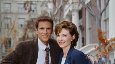 Ted Danson stars as Mike Logan, a superstar newspaper columnist who gets the surprise of his life when his ex-wife, played by Mary Steenburgen, is hired as his new managing editor, on "Ink," which premieres Monday, Oct. 21, on CBS. (AP Photo/Tony Esparza)