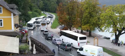 Mlino Bled promet cesta smer Bohinj