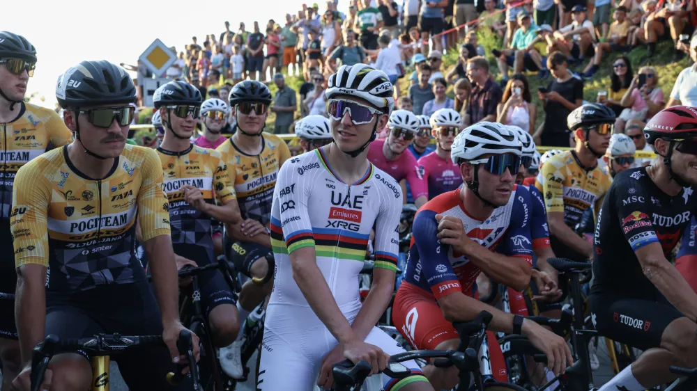 Tadej Pogačar- 09.08.2025 - kolesarstvo - elitna članska dirka (35 km) za 7. pokal Tadeja Pogačarja, Komenda//FOTO: Jaka Gasar