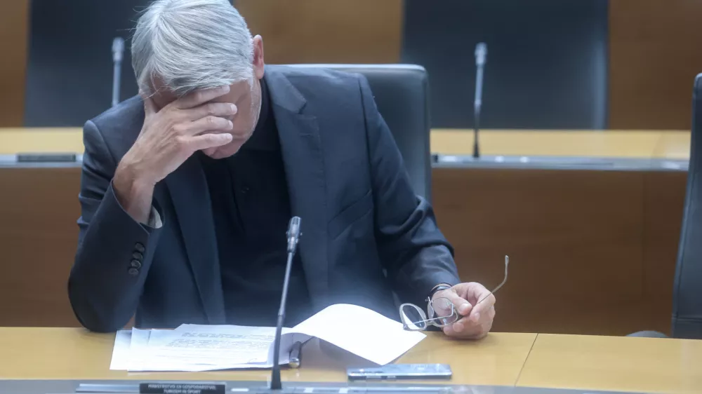 Matjaž Han- 07.07.2025 - začetek redne seje DZ s poslanskimi vprašanji ministrskemu zboru; DZ, velika dvorana, Šubičeva 4, LJUBLJANA​//FOTO: Jaka Gasar