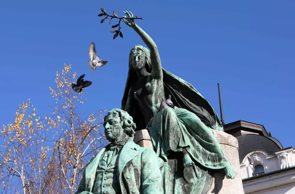 02.12.2024 - Prešernov spomenikFoto: Tomaž Skale