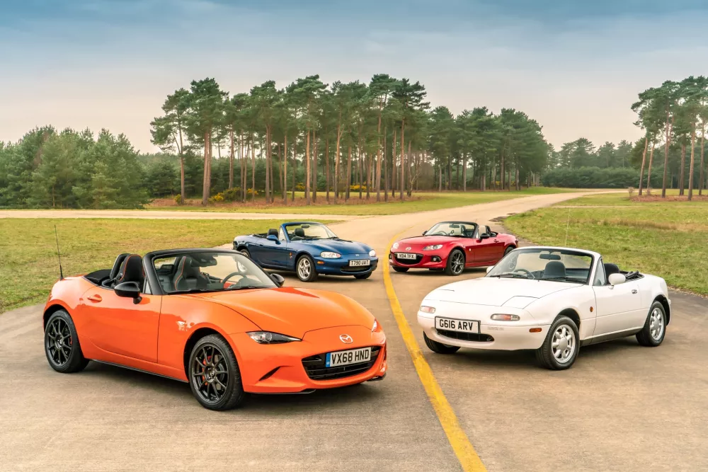 Mazda MX-5 je najbolje prodajan športni dvosedežnik v zgodovini. / Foto: Mazda
