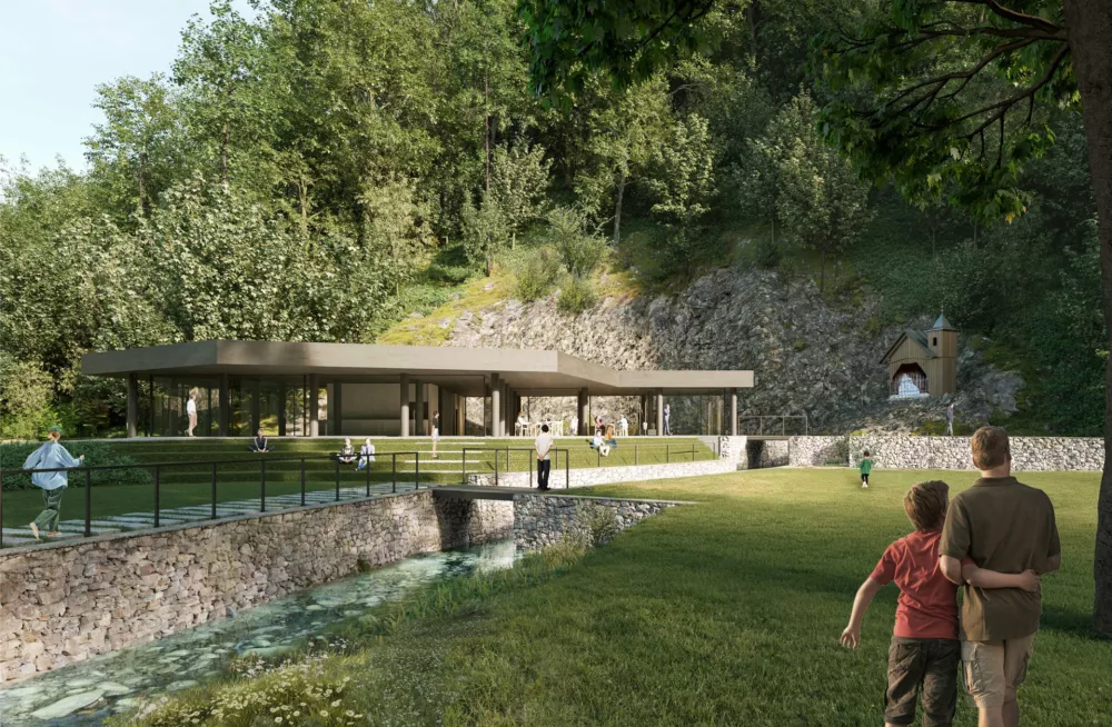 Močilnik, IDZ, render, a2o2arhitekti, avtorsko zaščitena