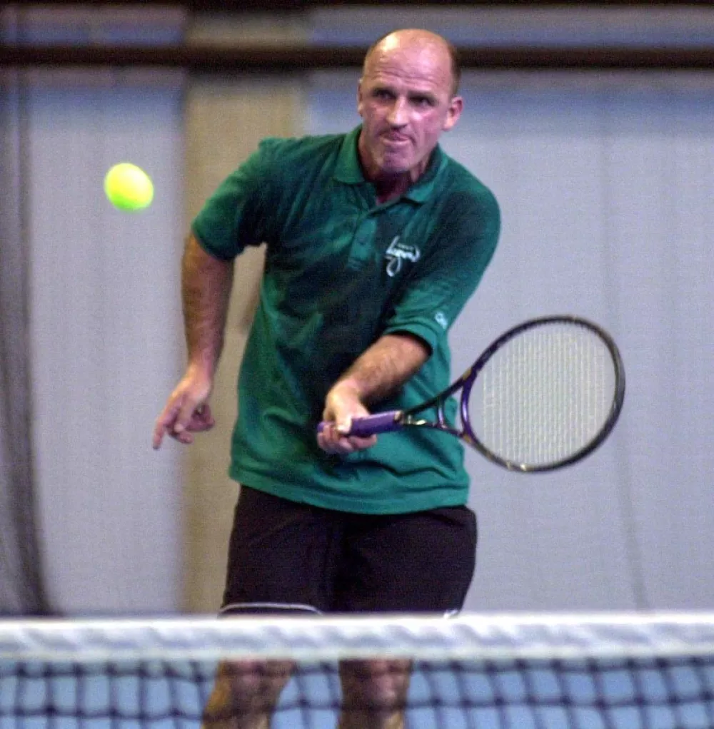 Tenis je bil njegov drugi najljubši šport. / Foto: Bojan Velikonja