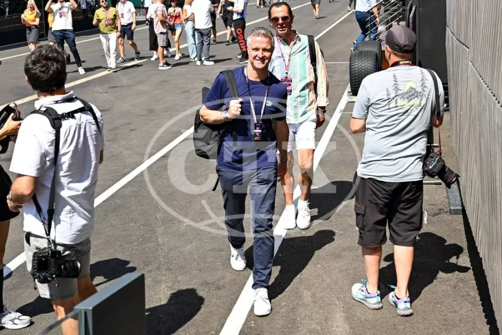 Formel 1 GP Ungarn / Budapest. Samstag, 02.08.2025 Ralf Schumacher, Sky F1 Deutschland Formel 1 GP Ungarn / Budapest. Samstag, 02.08.2025 *** Formula 1 GP Hungary Budapest Saturday, 02 08 2025 Ralf Schumacher, Sky F1 Germany Formula 1 GP Hungary Budapest Saturday, 02 08 2025 Copyright: xBEAUTIFULxSPORTS/Erlhofx,Fotografija:1027344769, Licenca:Rights-managed, Omejitve:, Model izdaje:no