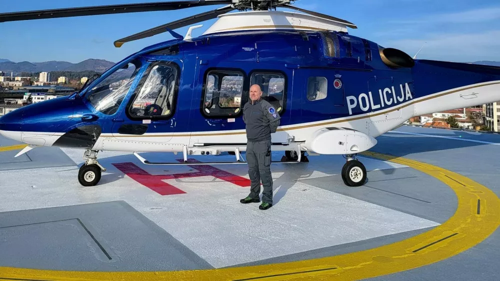 Gregor Kovač, vodja korporativne varnosti in organizacijski vodja heliporta Splošne bolnišnice Celje