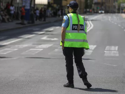 05.06.2025 - Simbolična fotografija Policija - prometna nesteča - policijski trakFoto: Luka Cjuha