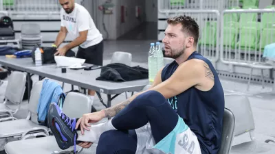 Luka Dončić- 07.08.2025 - košarka - trening moške reprezentance Slovenije//FOTO: Jaka Gasar