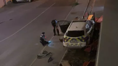 Nesreča na Viču. Foto: bralka