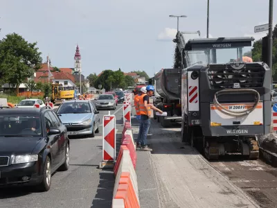 - 02.06.2025 - prenova Celovške ceste//FOTO: Jaka Gasar