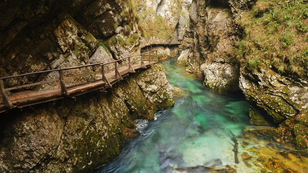 ﻿blejski vintgar, soteska