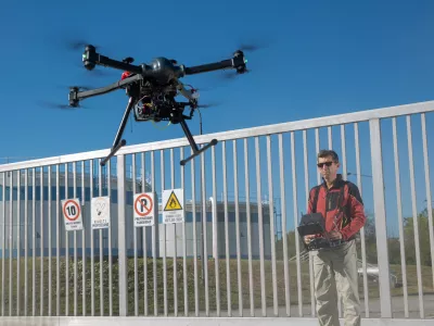 ﻿dron, brezpilotni letalnik, droni, Energetika Ljubljana