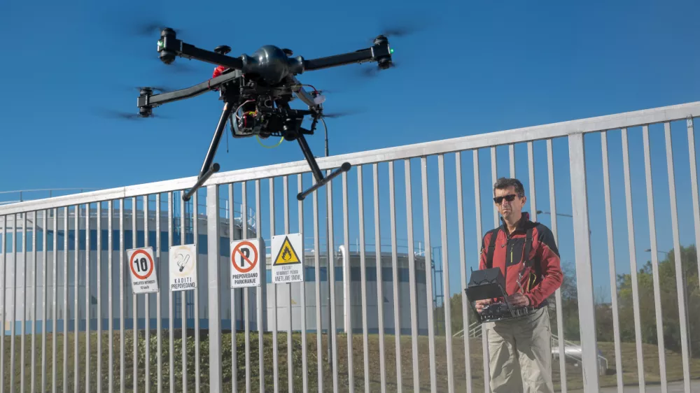 ﻿dron, brezpilotni letalnik, droni, Energetika Ljubljana