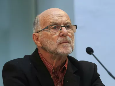 Slovenija, Ljubljana, 18.10.2019, 18. oktober 2019Ustanovitev odbora v podporo katalonskim politicnim zapornikom v Spaniji na pobudo Spomenka Hribar, Rudi Rizman, Ivo Vajgl in Milan Kucan. politika, Katalonija, Spanija, osamosvojitevFoto:Borut Zivulovic/BOBO