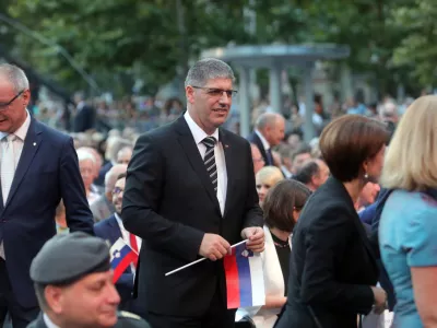 ﻿minister za notranje zadeve Boštjan Pokljukar- - 24.06.2019 - Državna proslava ob 28. obletnici samostojne Slovenije - Dan državnosti//FOTO: Jaka Gasar