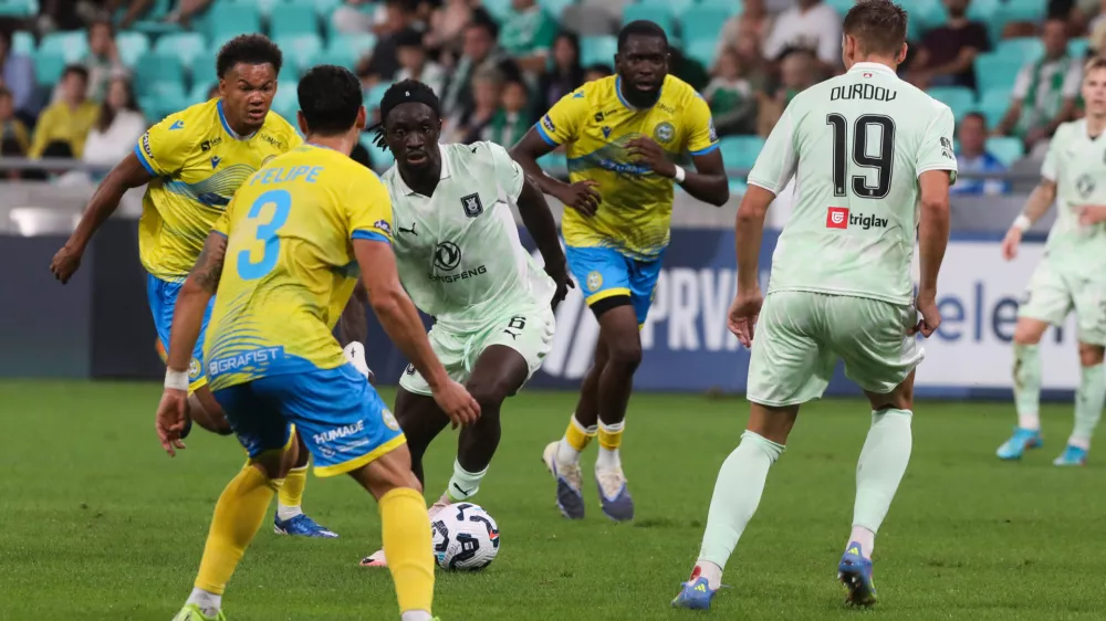  Peter Agba - 17.08.2025. - Nogomet 1. SNL NK Olimpija - NK Koper.//FOTO: Bojan Velikonja