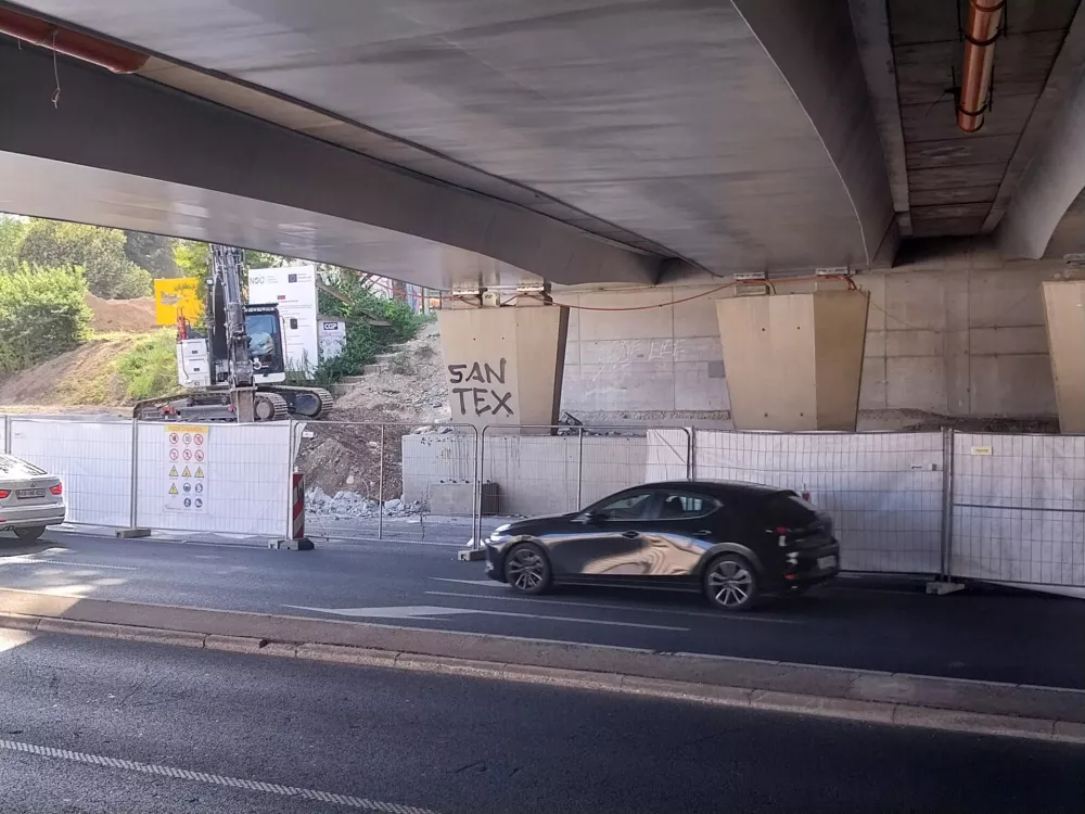 Dunajska cesta - železniški nadvoz - Dunajski podvoz - poglobitev