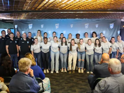 - 18.08.2025. - Predstavitev rokometne ženske ekipe RK Krim OTP group Mercator za sezono 2025/2026.//FOTO: Bojan Velikonja