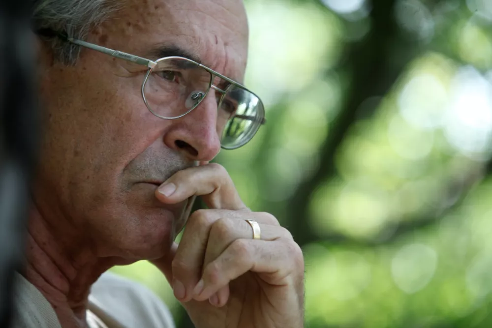 mag. Matevž Krivic, ustavnopravni strokovnjak in nekdanji ustavni sodnik - pravni zastopnik Društva izbrisanih prebivalcev Slovenije //FOTO: Luka CjuhaOPOMBA: ZA OBJAVO V PRILOGI – DNEVNIKOV OBJEKTIV - INTERVJU 2012