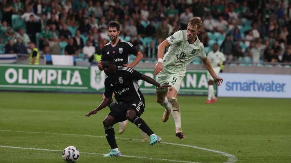 2108.2025. Nogomet Olimpija - Noah. Foto: Bojan Velikonja 