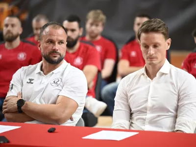 26.8.2025 Novinarska konferenca rokometnega kluba Slovan pred pričetkom sezone..FOTONik Erik Neubauer