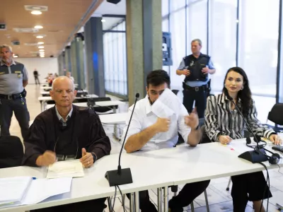 Satko ZovkoKavaški klanmafijski umor20.08.2025 - Predobravnavni narok za domnevne morilce Satka Zovka, gospodarsko razstaviščeFoto: Nik Erik Neubauer 