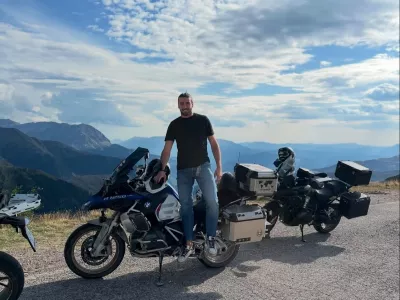 Šime Elez je z motorjem prečkal šest držav: Srbijo, Bosno in Hercegovino, Makedonijo, Grčijo, Albanijo in Črno Goro. F instagram Šimeta Eleza