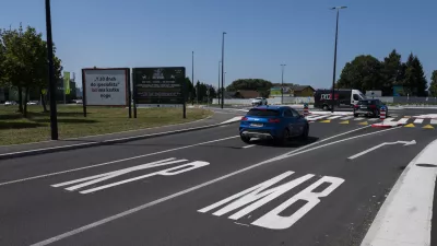 Voznike je zmotila ureditev turbokrožišča pri Supernovi na Rudniku