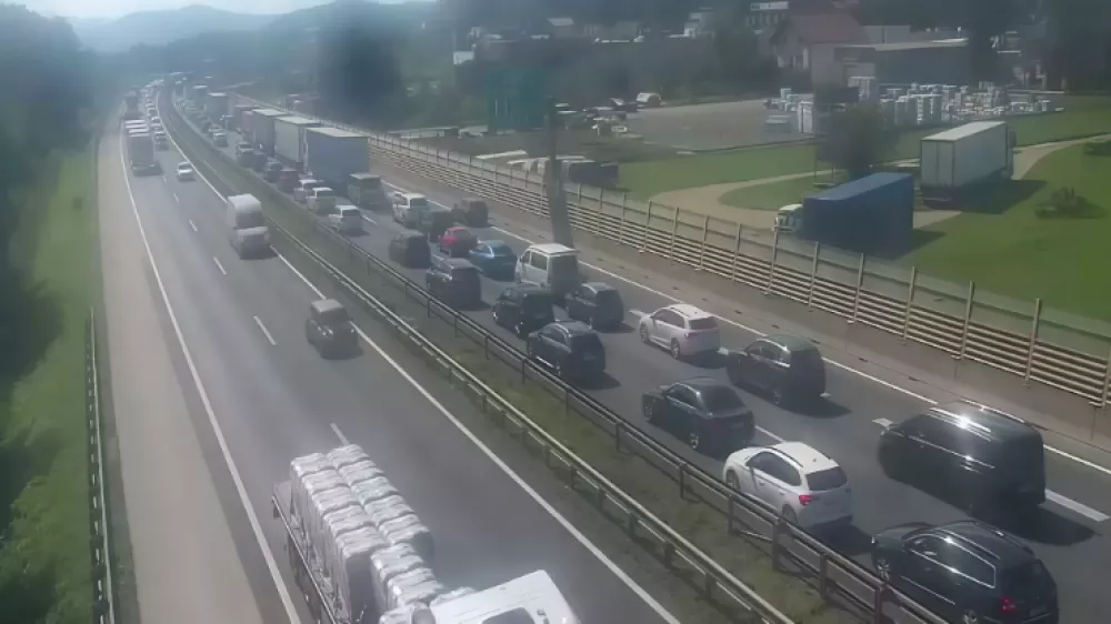  Zastoji, primorska avtocesta, Brezovica