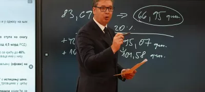 24, August, 2025, Belgrade - At the Palace of Serbia, the President of the Republic of Serbia presented a new package of economic measures to improve the living standards of citizens. Aleksandar Vucic. Photo: Antonio Ahel/ATAImages24, avgust 2025, Beograd - U Palati Srbija novi paket ekonomskih mera za poboljsanje zivotnog standarda gradjana predstavio je predsednik Republike Srbije Aleksandar Vucic. Photo: Antonio Ahel/ATAImages Photo: Antonio Ahel/ATAImages/PIXSELL