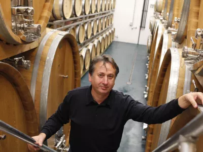 Danilo FLAKUS, enolog in direktor - vinska klet Dveri Pax, Jarenina, vinski okoliš štajerska/FOTO: Luka Cjuha