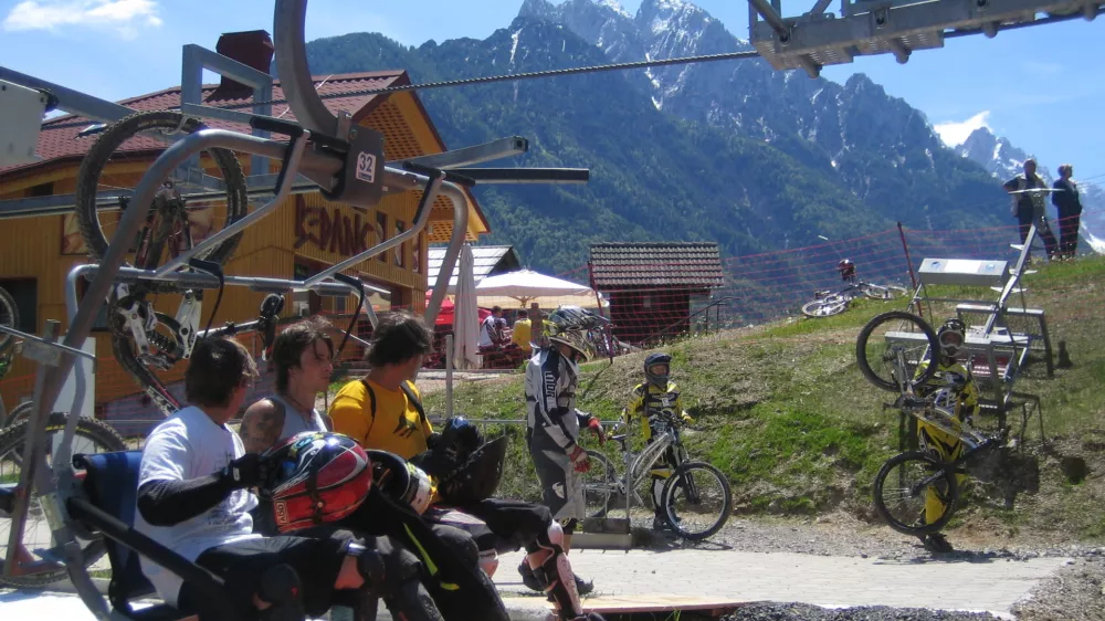kranjska gora kolesarji