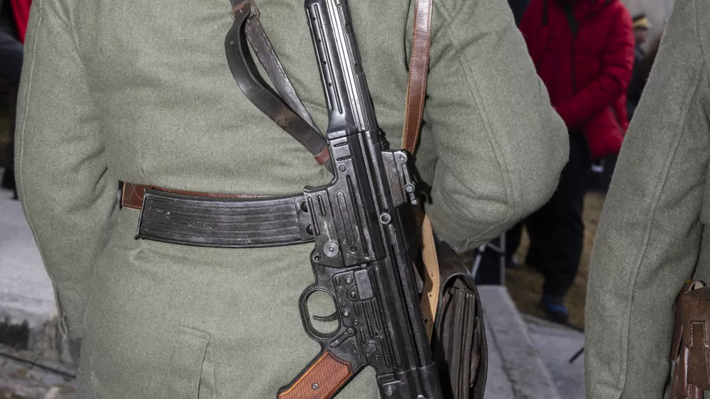 orožje- 14.01.2024 - Dražgo&scaron;e 2024 - osrednja slovesnost Po stezah partizanske Jelovice v spomin na 82. obletnico Dražgo&scaron;ke bitke, //FOTO: Nik Erik Neubauer