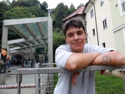 22.08.2025 - Neža Knez, vizualna umetnica, kiparkaFoto: Tomaž Skale