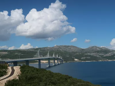 Hrvaška, Dalmacija, most, Pelješac. Foto: Tatjana Pihlar 