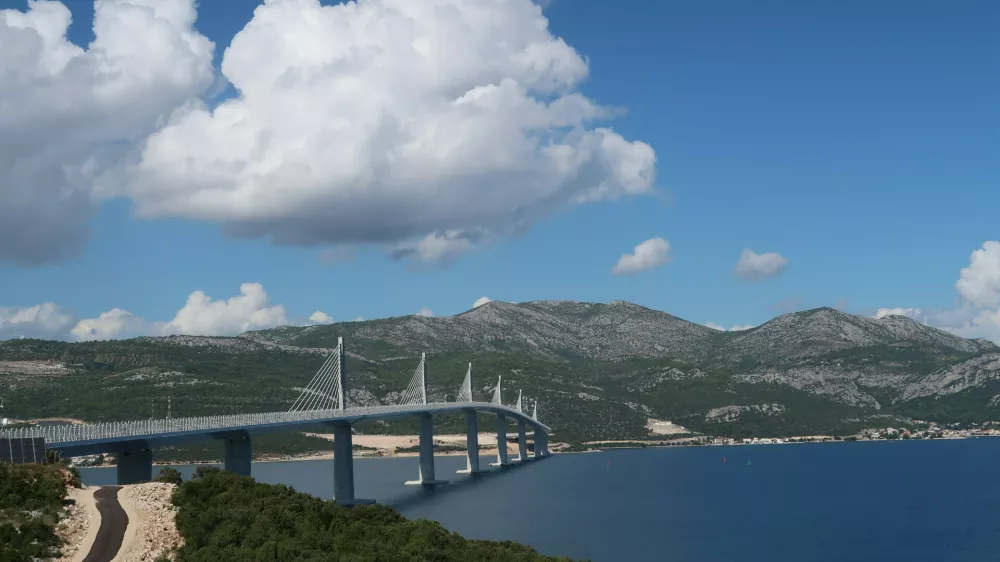 Hrvaška, Dalmacija, most, Pelješac. Foto: Tatjana Pihlar 