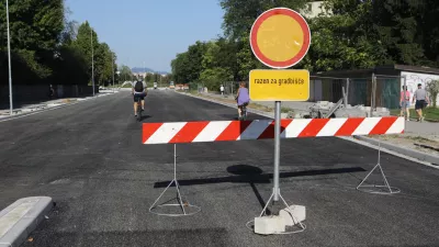 26.08.2025 - Gradbišče Linhartova cesta in rondo ŽaleFoto: Luka Cjuha