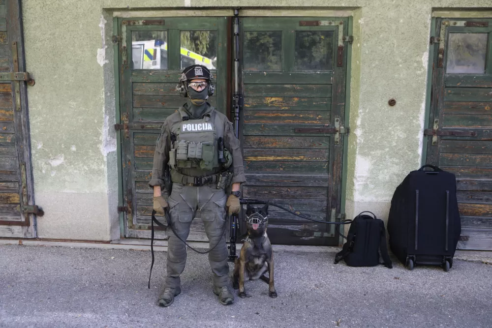 28.8.2025 - Simbolična fotografija - Specialna enota policije - Policija - policijski kamp za srednje&scaron;olceFoto: Luka Cjuha