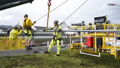 Ozelenjevanje peronskih nadstrešnic je trajnostni element projekta