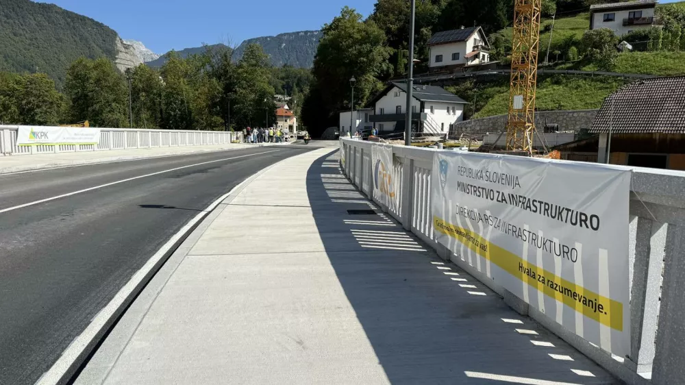 Most Zgornje Stranje Stahovica v občini Kamnik