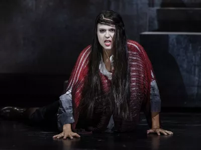 Sopranistka Mojca Bitenc Križaj v vlogi Manon Lescaut v produkciji SNG Opera in balet Ljubljana F Darja Štravs Tisu